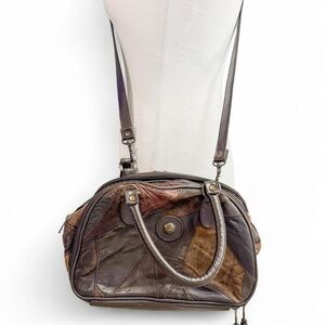 Patchwork Leather Shoulder Bag